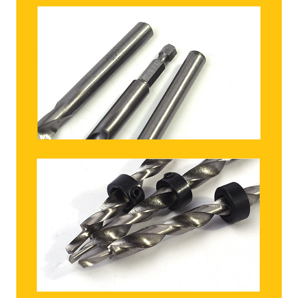 Woodworking Drill - Zestaw wierteł z chwytem sześciokątnym 9,5