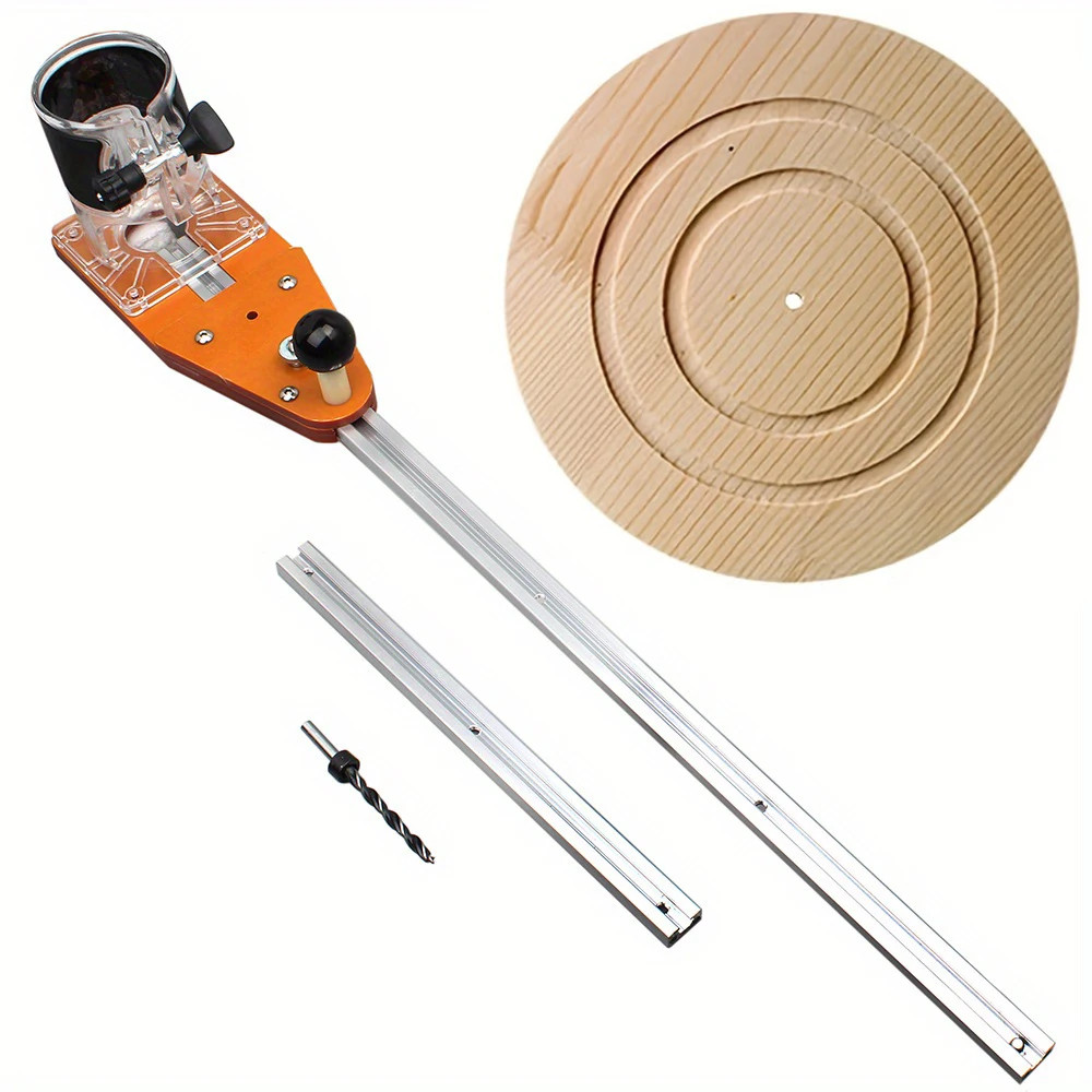Woodworking Jig - Szablon do frezowania okręgów z długim