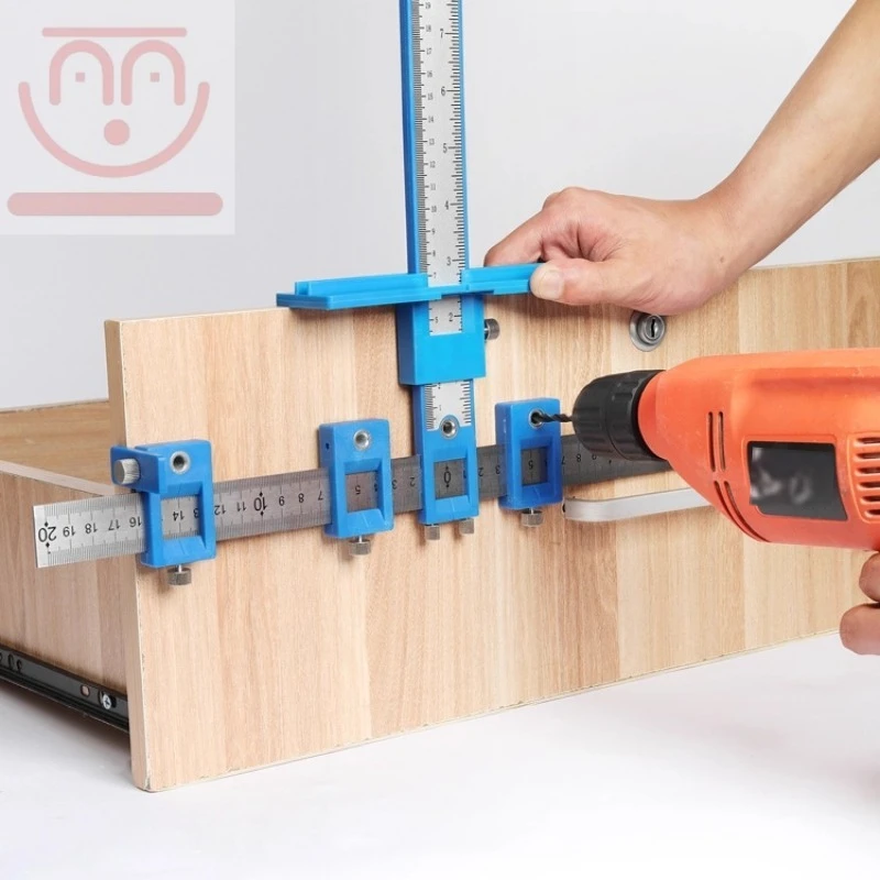 Woodworking Drill - Pozycjoner do uchwytów meblowych, pomocniczy przyrząd