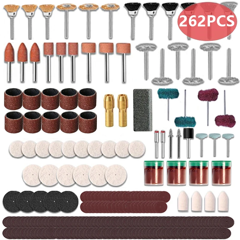 Woodworking Essential Tools - 147/262 szt./partię elektronarzędzi zestaw akcesorium do