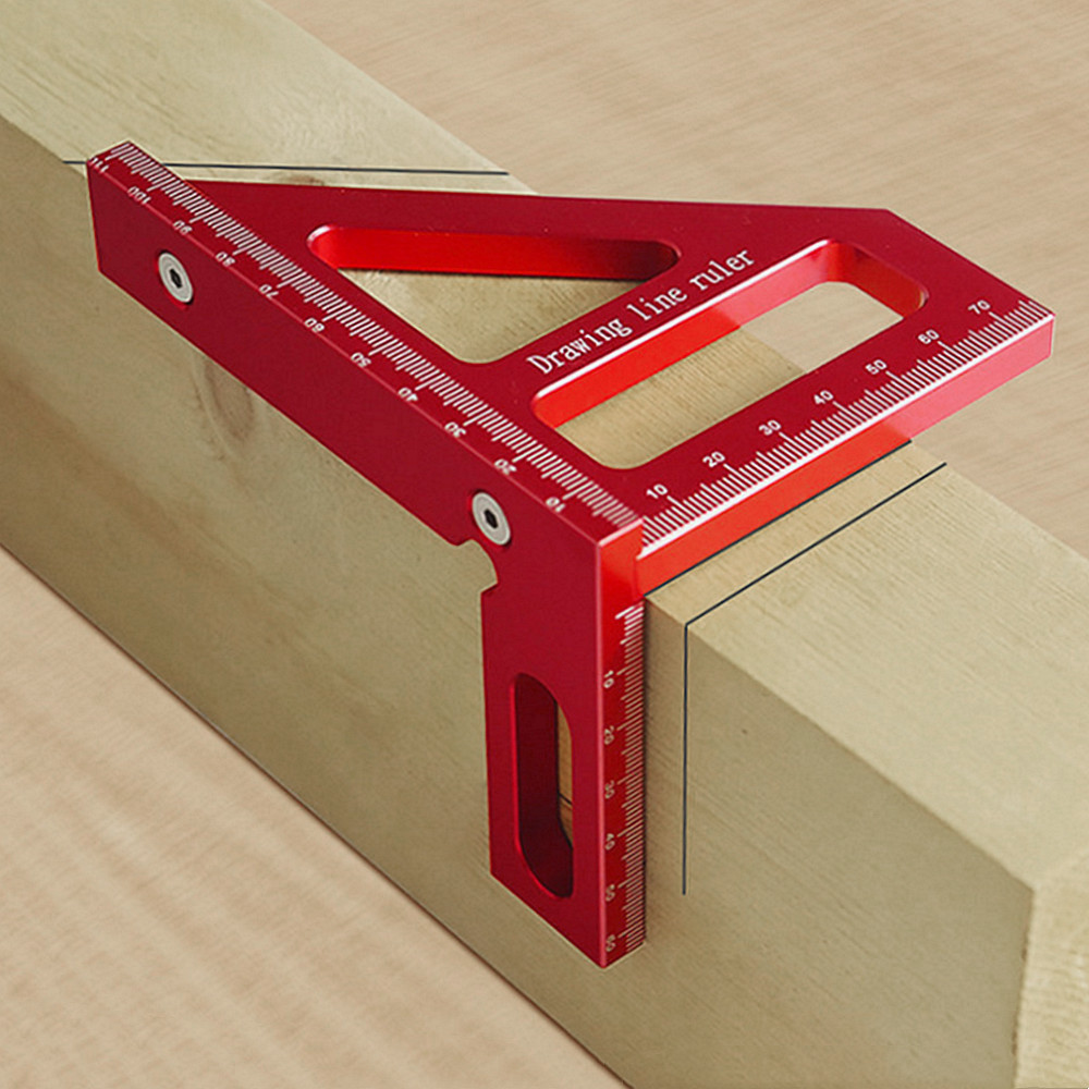 Woodworking For Engineers - Kątownik stolarski z stopu aluminium, trójkątna