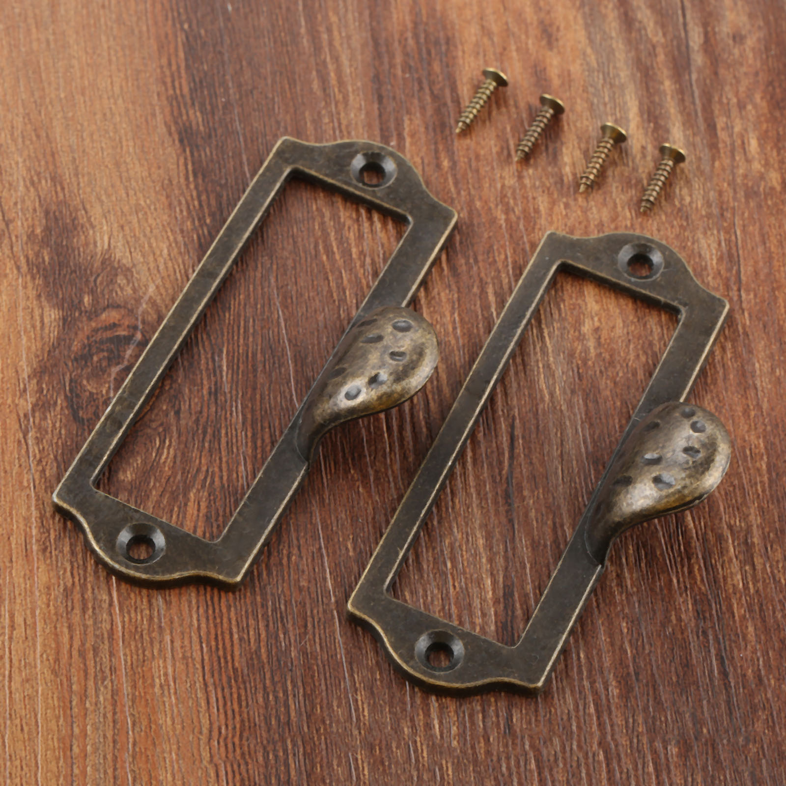 Woodworking Names - 2 szt. Antyczne ramki na etykiety