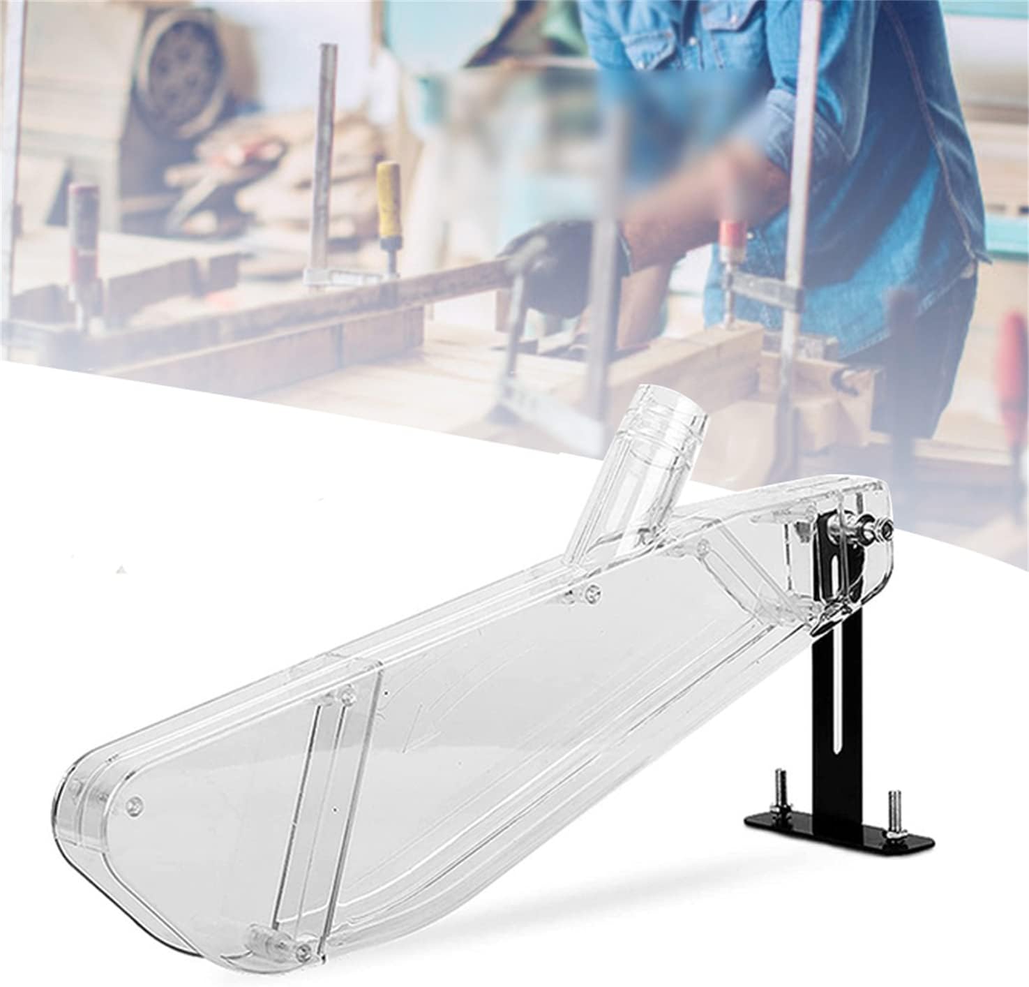 Woodworking Equipment - Przezroczysta osłona przeciwpyłowa do piły stołowej