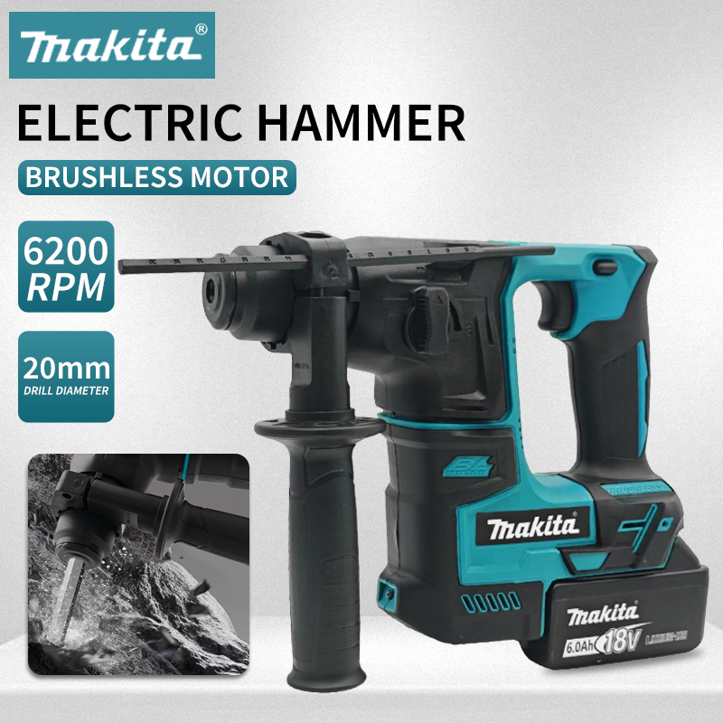 Woodworking Essential Tools - Makita Elektryczny Młot Udarowy Bezszczotkowy Akumulatorowy