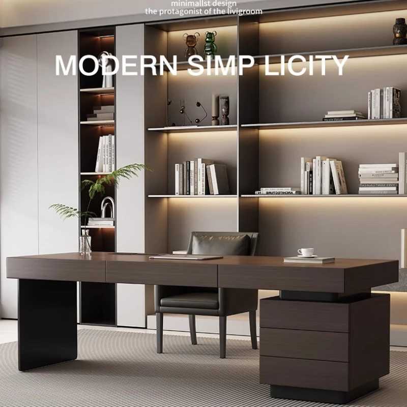 Woodworking Desk Chair - Minimalistyczne włoskie biurko do biura, luksusowe