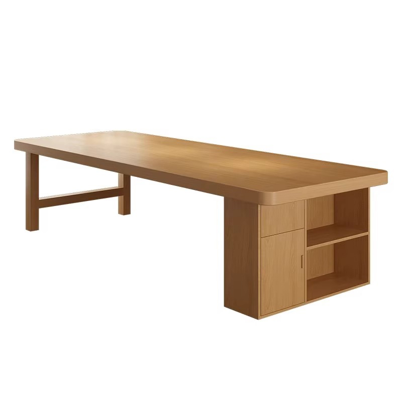 Woodworking Desk Chair - # Drewniany stół konferencyjny w kolorze