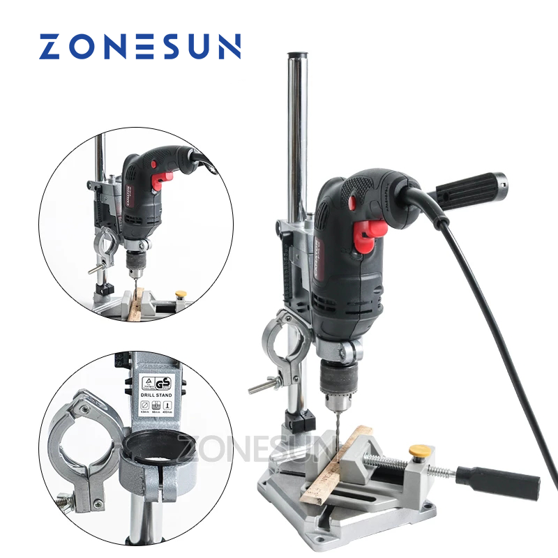 ZONESUN Uchwyt z mocowanym ele – Woodworking Drill recenzja i cena