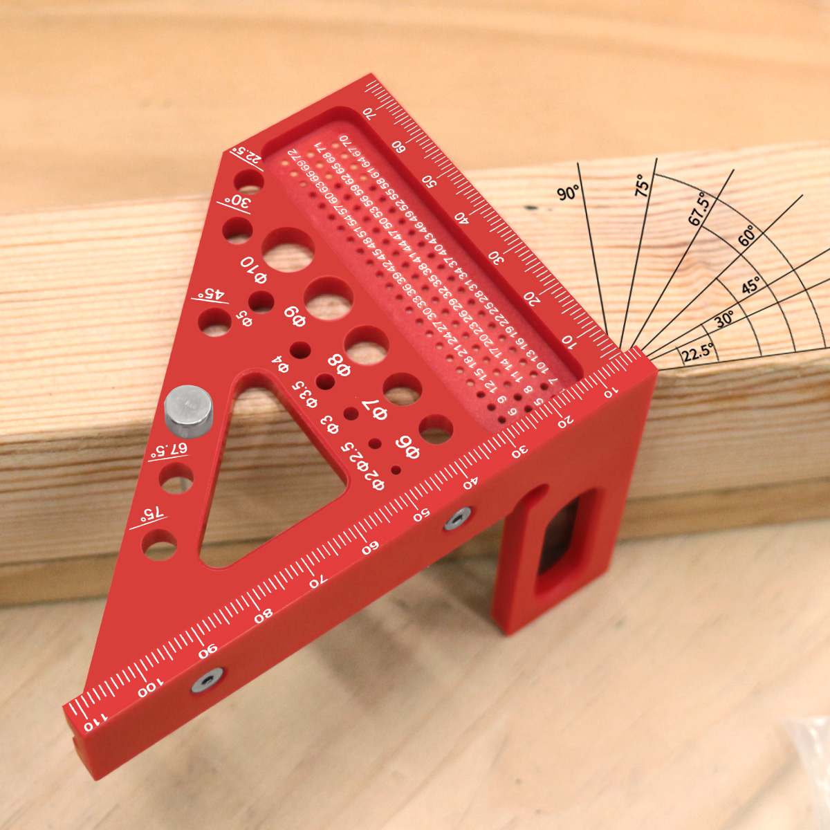 Miarka kątowa 3D wielofunkcyjn – Woodworking For Engineers recenzja i cena