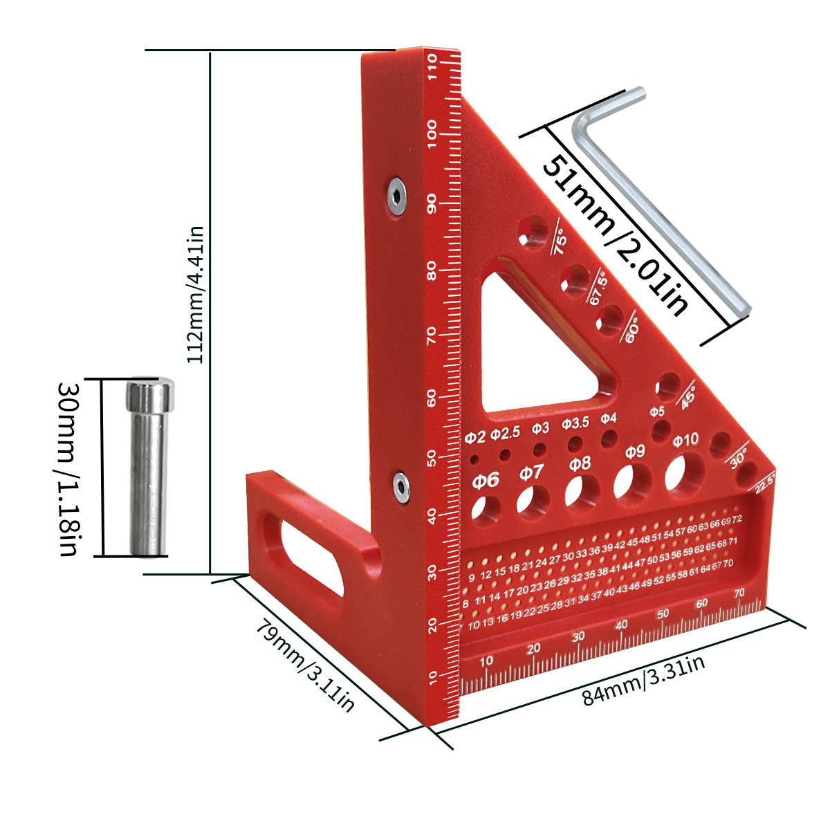 Miarka kątowa 3D wielofunkcyjn – Woodworking For Engineers recenzja i cena