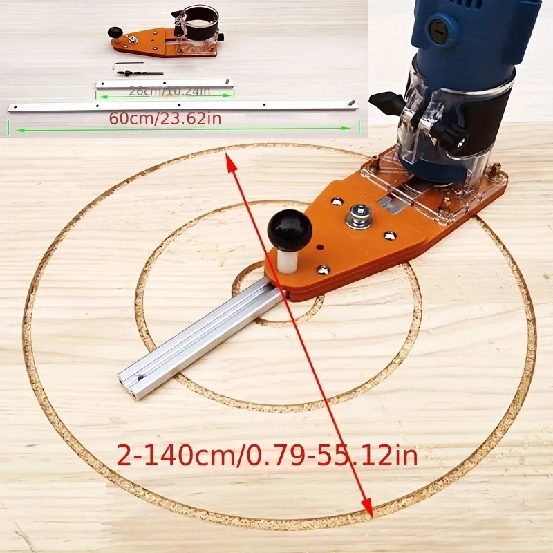 Szablon do frezowania okręgów  – Woodworking Jig recenzja i cena
