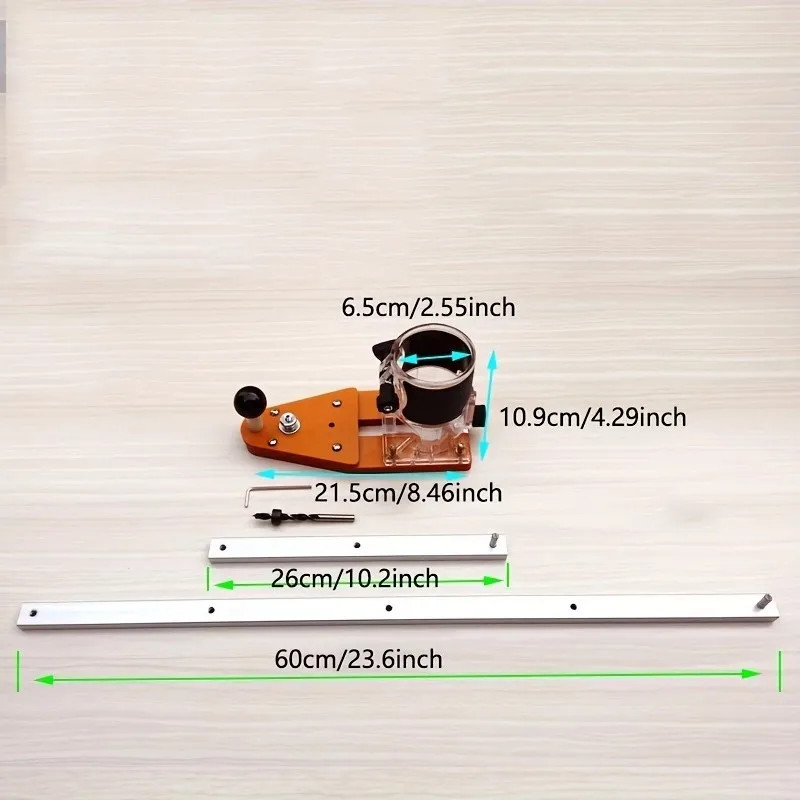 Szablon do frezowania okręgów  – Woodworking Jig recenzja i cena