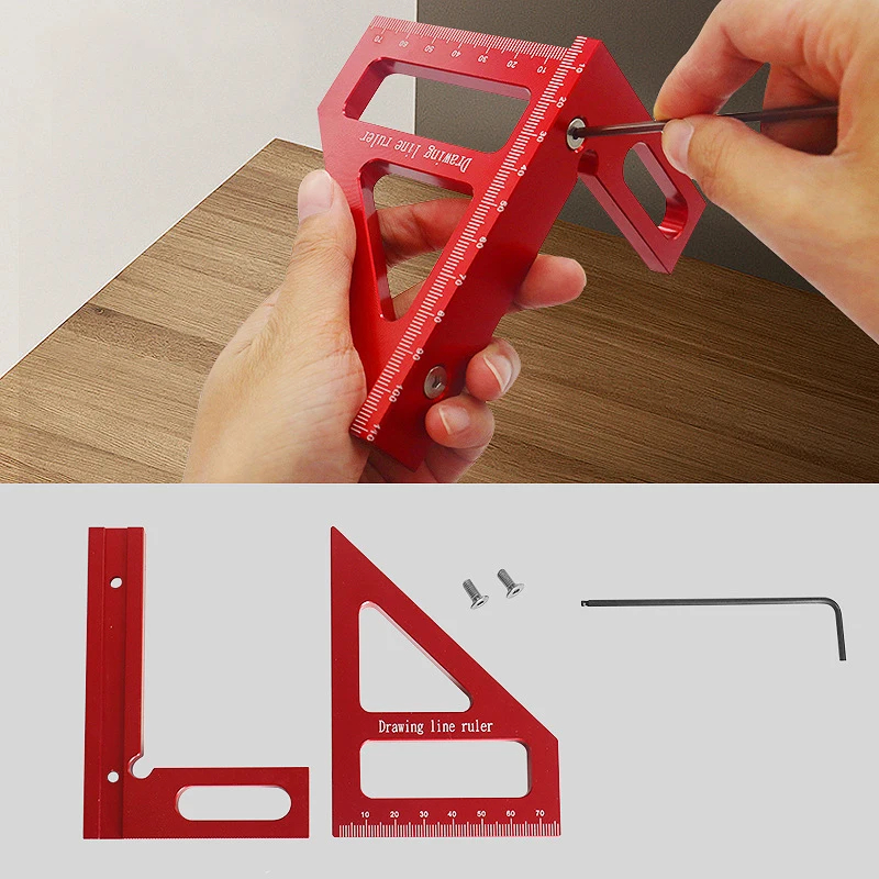 Kątownik stolarski z aluminiu, – Woodworking For Engineers recenzja i cena
