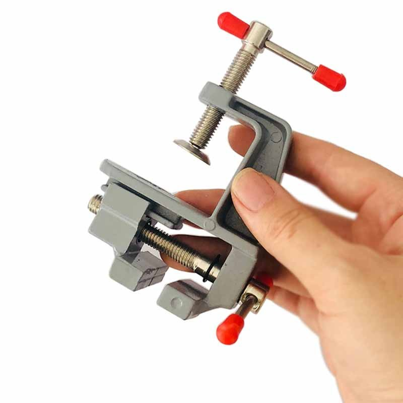 Aluminiowy mini zacisk stołowy – Woodworking Bench Vise recenzja i cena