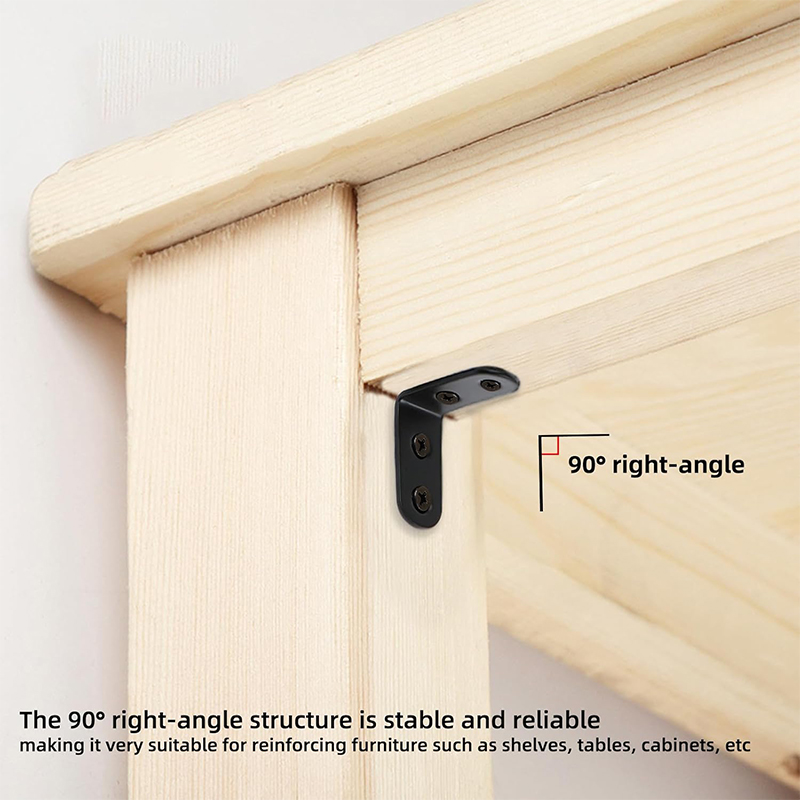 6-20 szt. Czarne wsporniki kąt – Woodworking Joint recenzja i cena