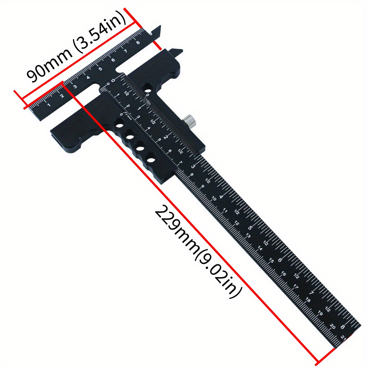 Aluminiowy przymiar traserski  – Woodworking Marking Gauge recenzja i cena