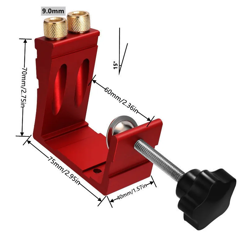 Zestaw szablonów do otworów ki – Woodworking Jig recenzja i cena