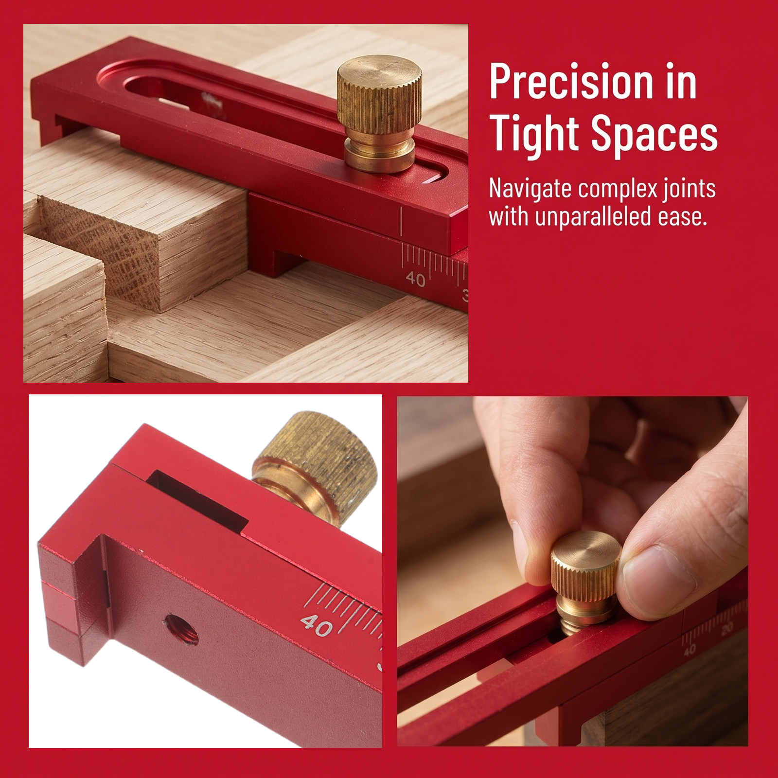 Miernik stolarski z aluminium, – Woodworking Joint recenzja i cena