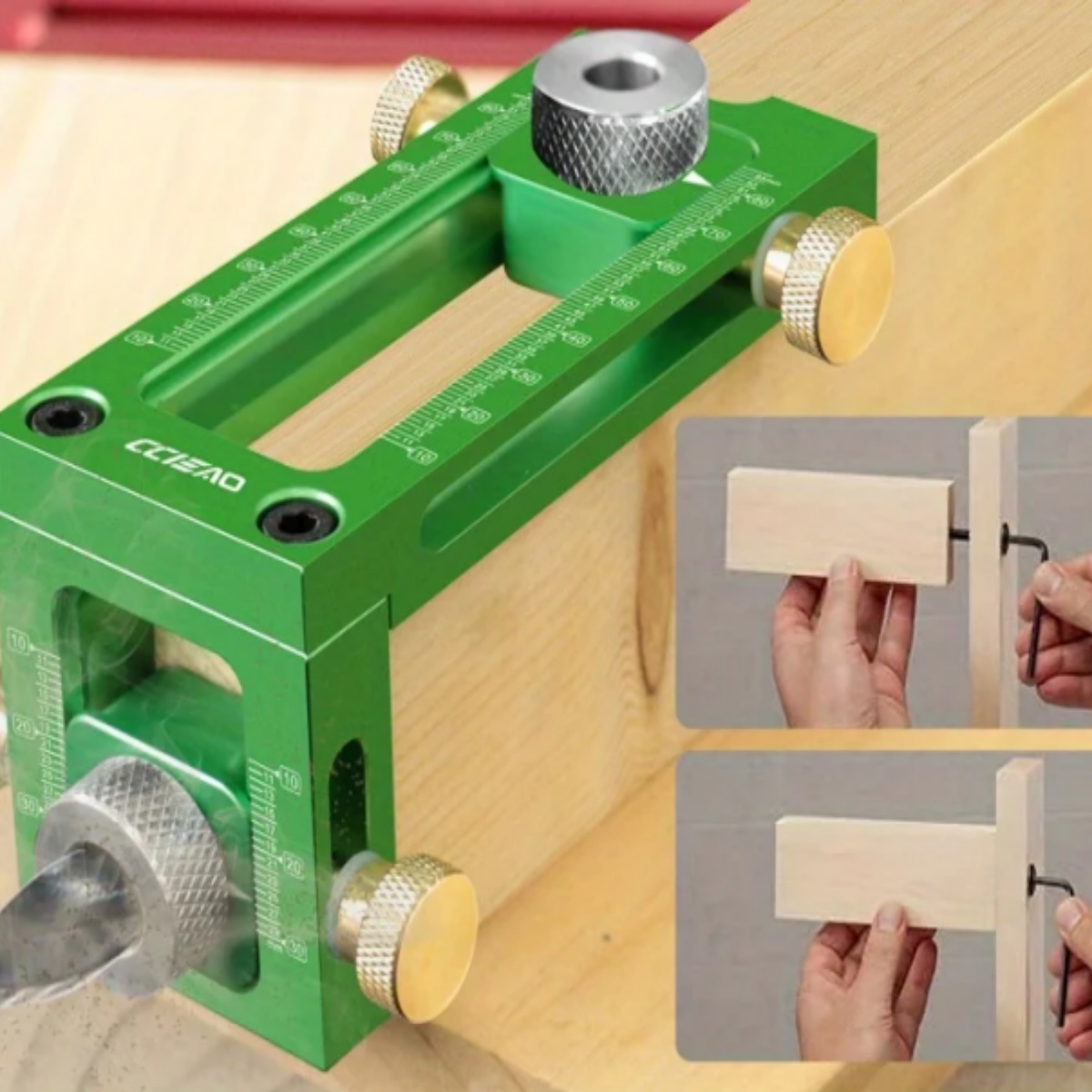 Szablon do wkrętów 2w1 Regulow – Woodworking Drill Bits recenzja i cena