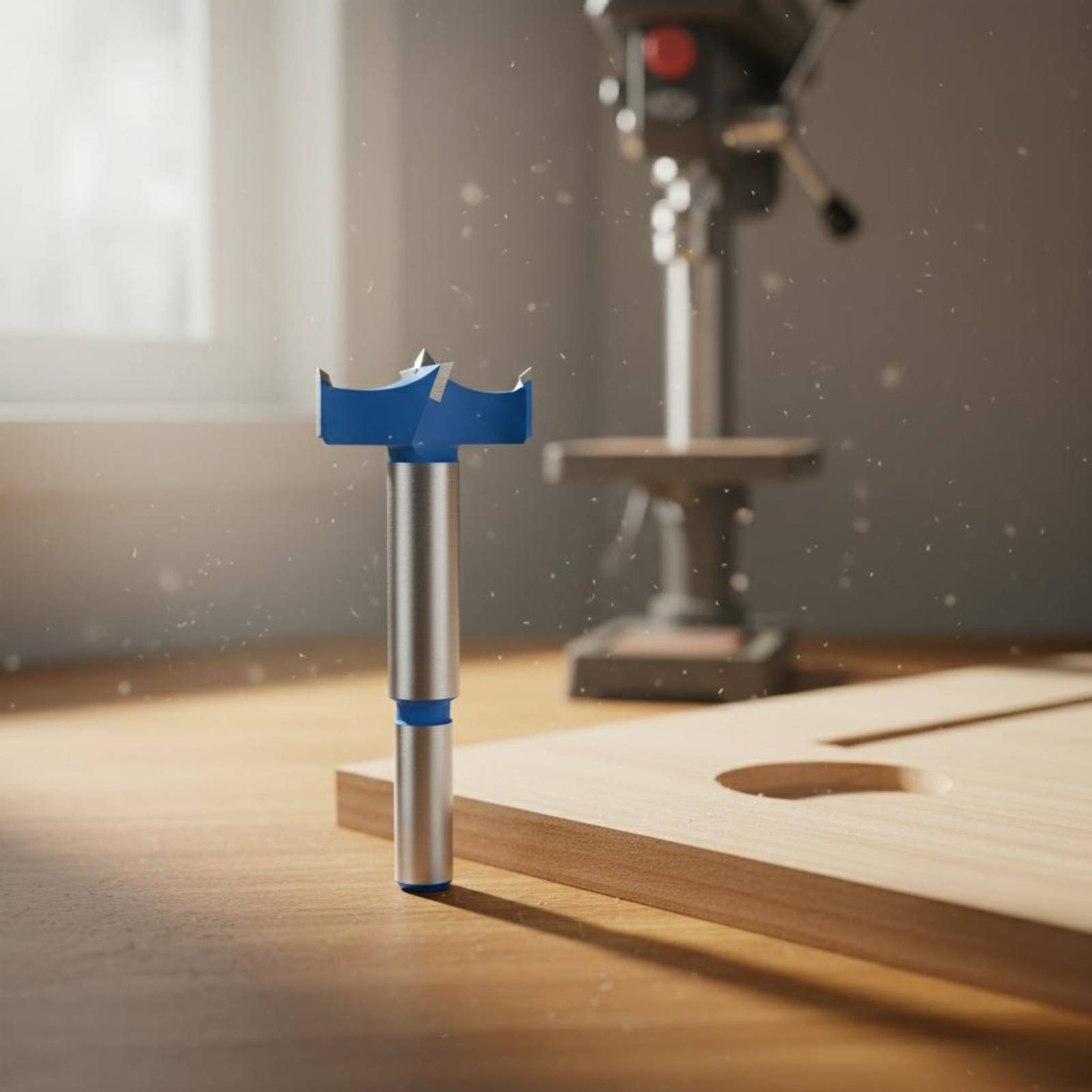 Szablon do otworów na zawiasy  – Woodworking Drill Bits recenzja i cena