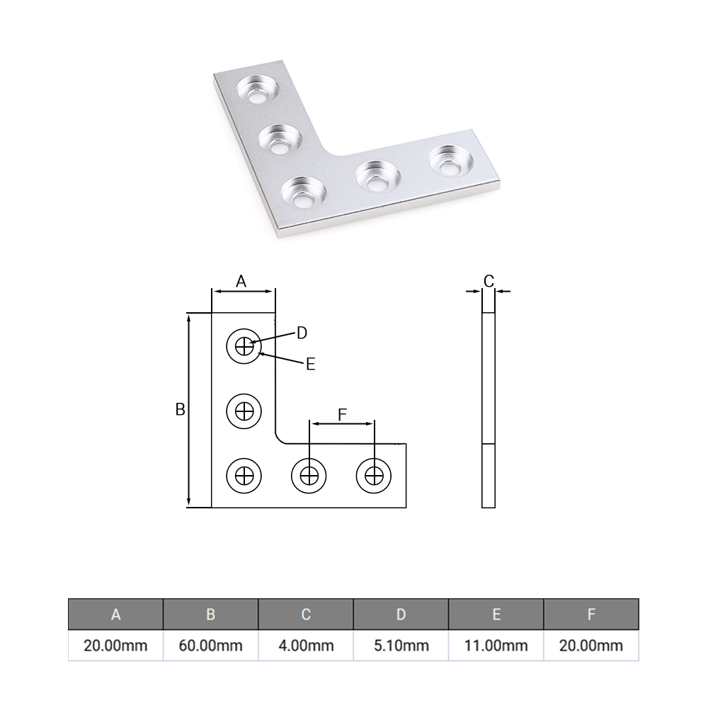 2 szt./partia Złącze narożne t – Woodworking Joint recenzja i cena