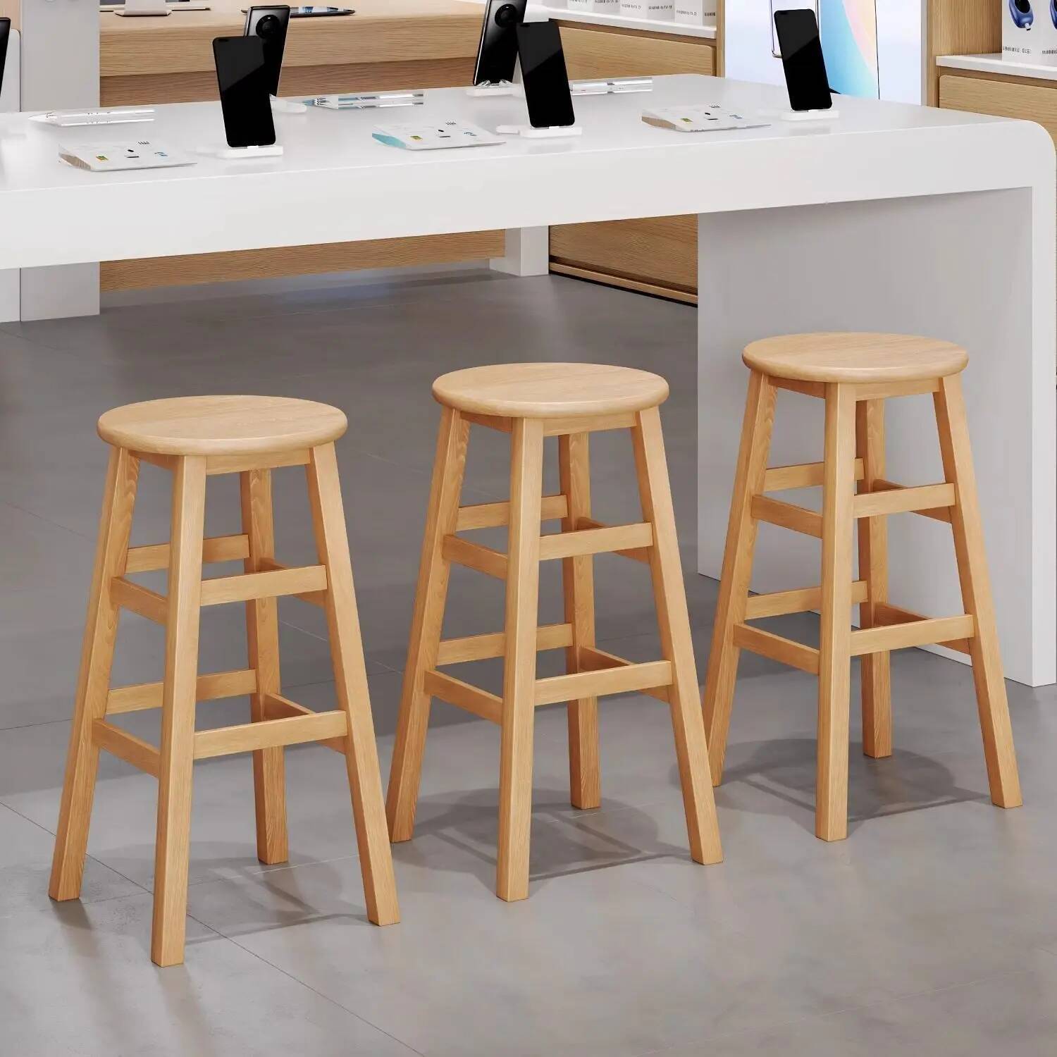 Prosty Stołek Barowy Stołki z  – Woodworking Desk Chair recenzja i cena