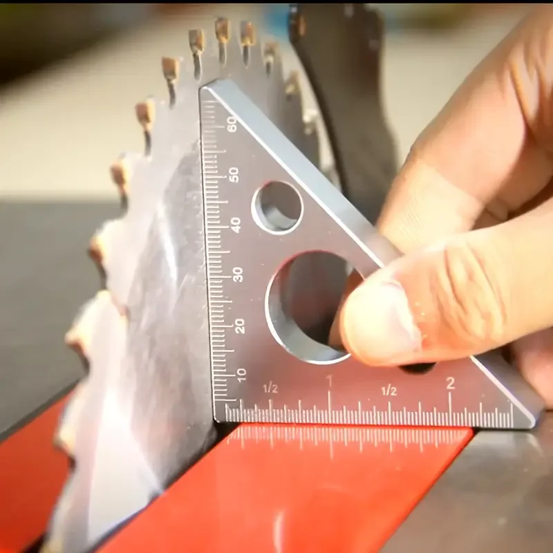 Aluminiowy kątownik trójkątny  – Woodworking Marking Gauge recenzja i cena
