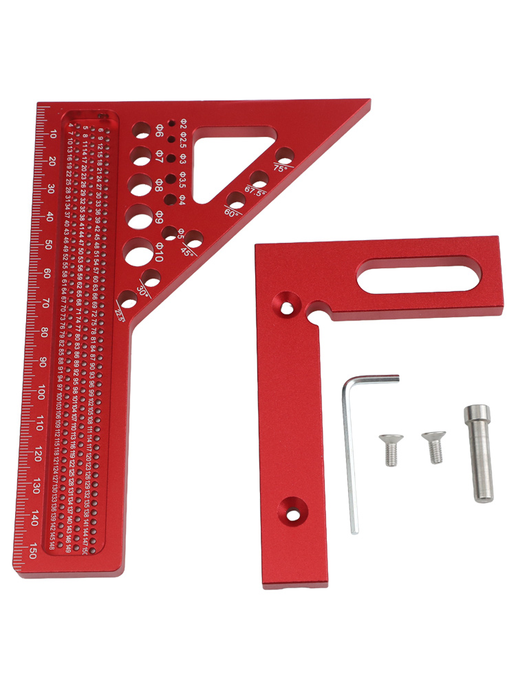 Czerwony kątownik stolarski 3D – Woodworking For Engineers recenzja i cena
