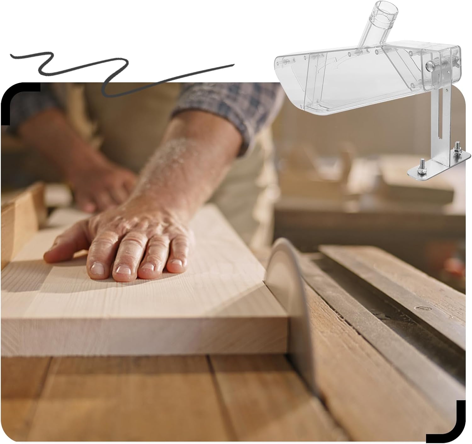 Przezroczysta osłona przeciwpy – Woodworking Equipment recenzja i cena