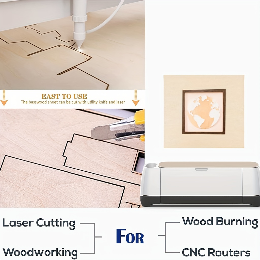 4/8 sztuk drewna do rękodzieła – Woodworking Zone recenzja i cena